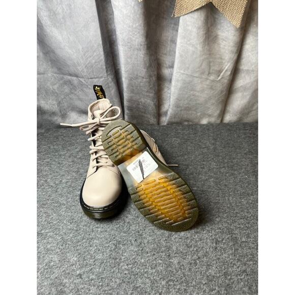 Dr. Martens 1460 Pascal Virginia Butter Yellow Kids Boots Size 13 - Picture 6 of 10